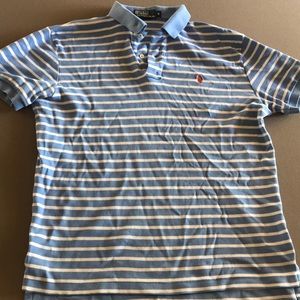 Ralph Lauren Polo Medium Blue & White Striped